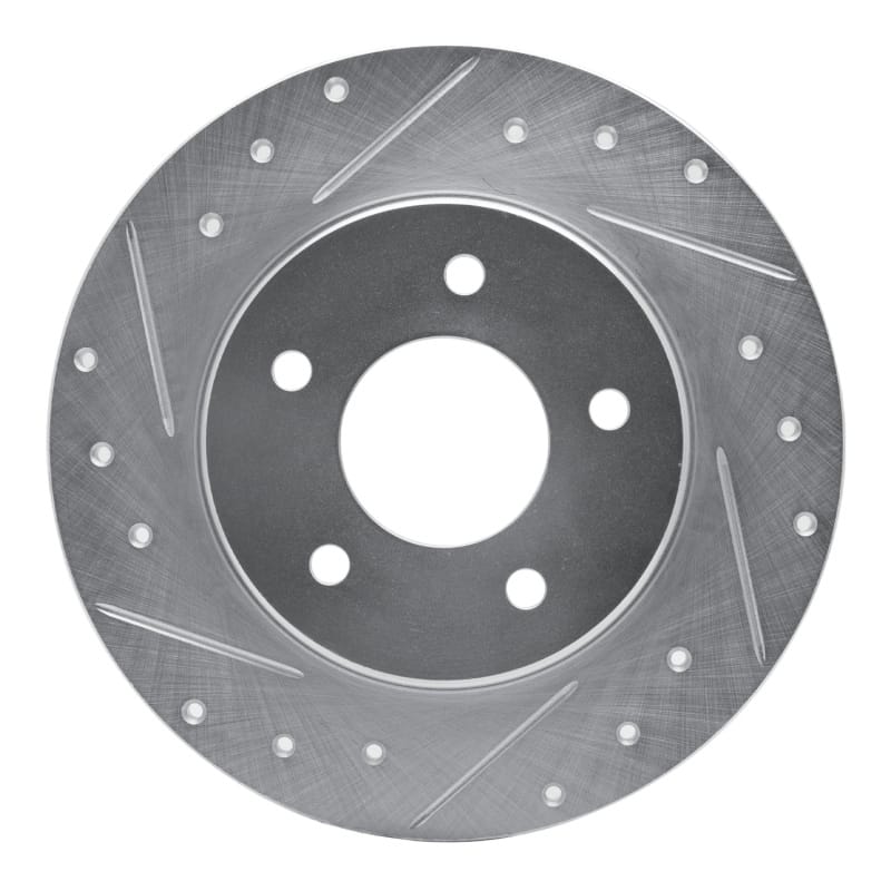 R1 Concepts — R1 94-99 Buick Regal Rear Left Drilled & Slotted Silver Brake Rotor
R1 Brake Rotor Drill