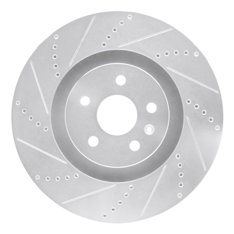 R1 Concepts — R1 2009-2015 Cadillac CTS Front Left Drilled & Slotted Silver Brake Rotor
R1 Brake Rotor Drill