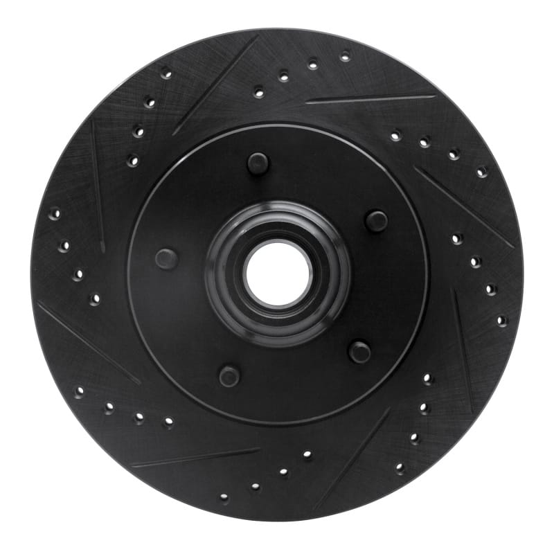 R1 Concepts — R1 97-99 Ford F-150 RWD Front Left Drilled & Slotted Black Brake Rotor
R1 Brake Rotor Drill