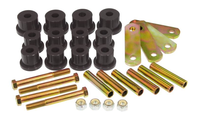 Prothane — Prothane 67-69 Chevy Camaro HD Spring & Shackles Bushings - Black
SPRING/SHACKLE BUSH