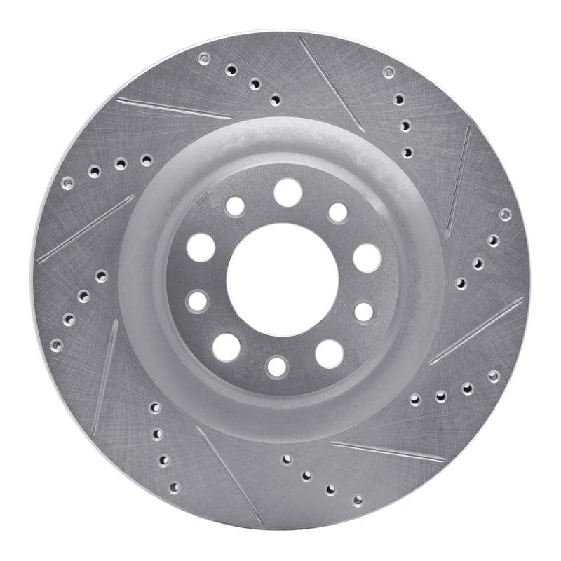 R1 Concepts — R1 2017-2025 Alfa Romeo Stelvio Rear Right Drilled & Slotted Silver Brake Rotor
R1 Brake Rotor Drill