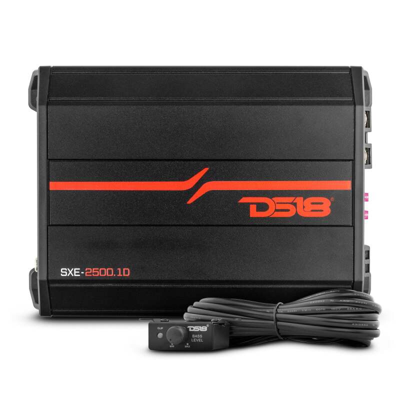 DS18 — DS18 1-Channel SXE Amplifier Class D 800/1ohm 600/2ohm 300/4ohm Watts RMS- Black