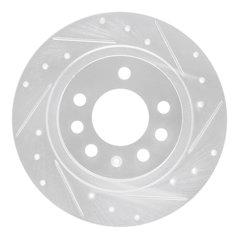 R1 Concepts — R1 06-10 Pontiac SOLSTICE Rear Right Drilled & Slotted Silver Brake Rotor
R1 Brake Rotor Drill