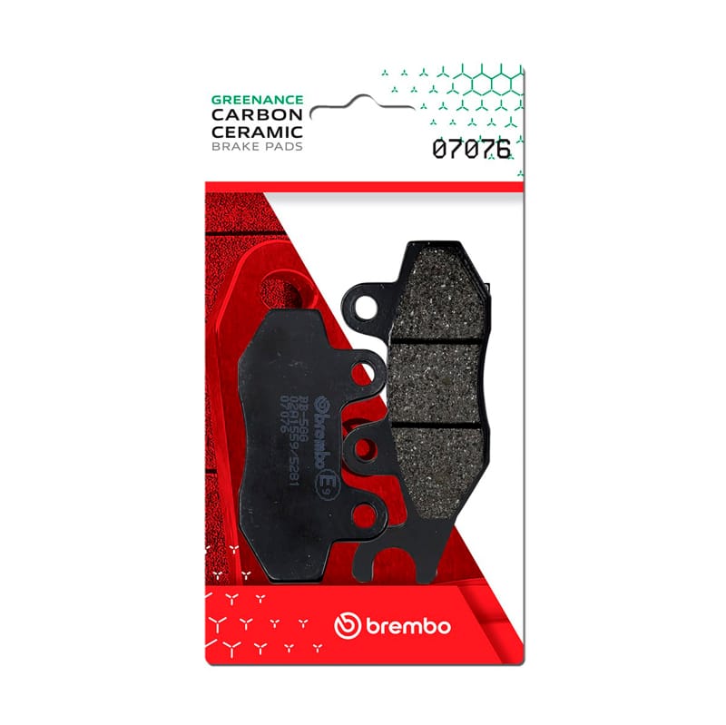 Brembo OE Powersports — Brembo OE Peugeot Satelis/Peugeot Vivacity/Suzuki An Burgman Carbon Ceramic Brake Pad - Front