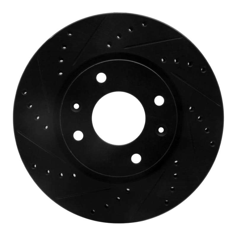 R1 Concepts — R1 02-06 Hyundai Sonata Front Left Drilled & Slotted Black Brake Rotor
R1 Brake Rotor Drill