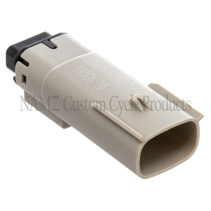 NAMZ — NAMZ 07-23 V-Twin Left Handlebar FLHRC Molex MX-150 3-Position Male Connector - Gray (HD 72513-07GY)