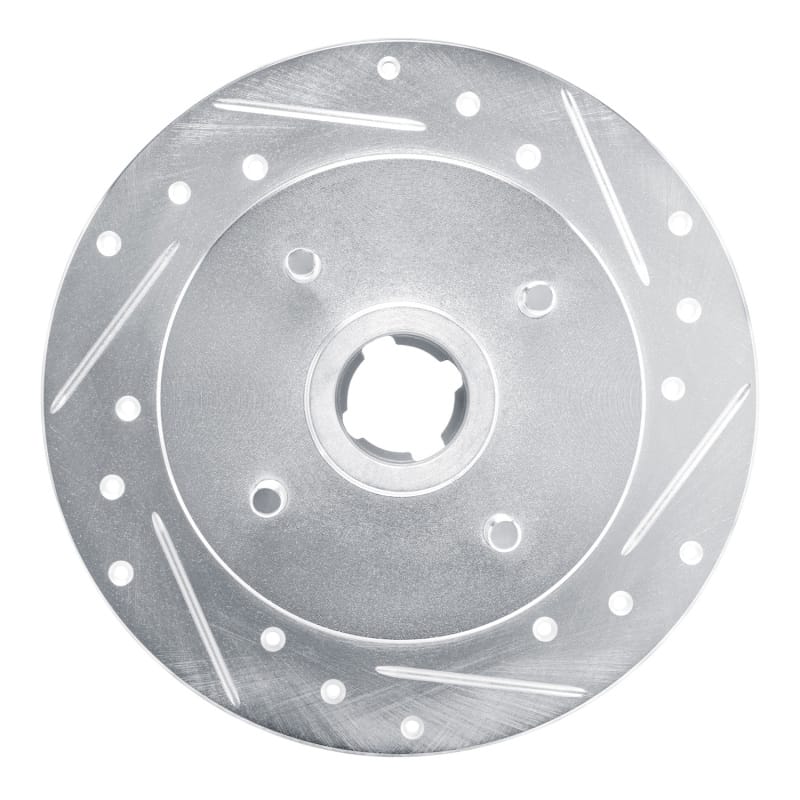 R1 Concepts — R1 88-88 Nissan Maxima Rear Right Drilled & Slotted Silver Brake Rotor
R1 Brake Rotor Drill