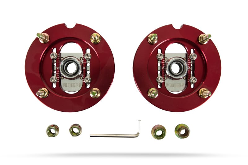 Pedders — Pedders 05-14 Mustang Adjustable Camber Plate w/ New Upper Spring Perch (Pedders XA Coilovers ONLY)