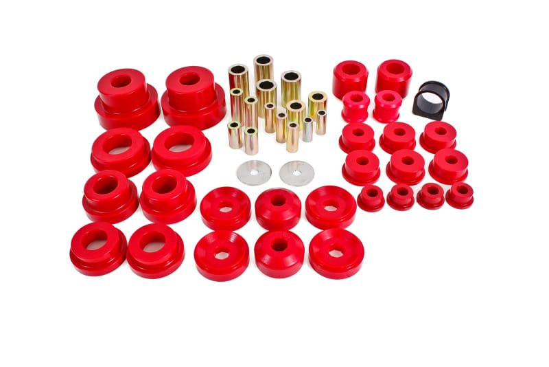 BMR Suspension — BMR 10-13 5th Gen Camaro Pro Version Total Suspension Bushing Kit (BK030/BK021/BK022) - Black/Red