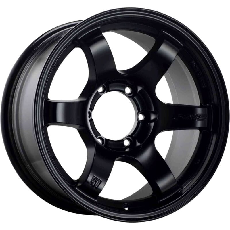 Gram Lights — Gram Lights 57DR-X 18X9.0 +20 6-135 Semi Gloss Black