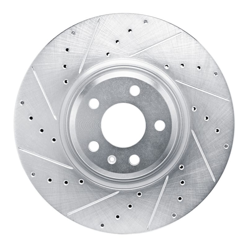 R1 Concepts — R1 18-25 Audi S5 Front Left Drilled & Slotted Silver Brake Rotor
R1 Brake Rotor Drill