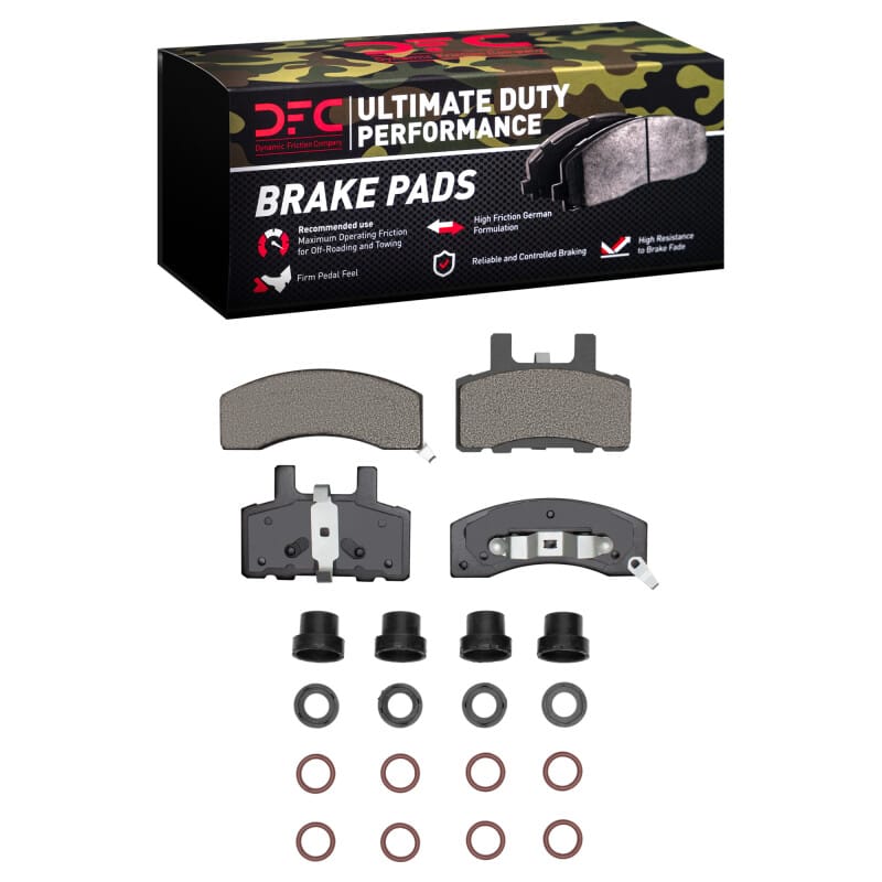 DFC — DFC 88-02 Chevrolet C2500 Front Ultimate Duty Performance Brake Pads and Hardware Kit
DFC Brake Pad Set