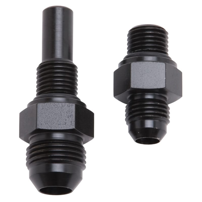 Russell — Russell Performance -6 AN to 4L80 Transmission Ports Adapter Fittings (Qty 2) - Black Zinc
A/TOilCoolerAdpt