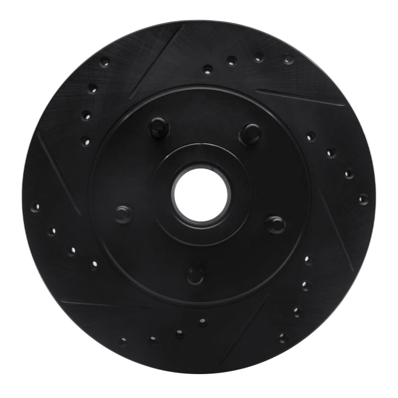 R1 Concepts — R1 79-91 Ford LTD Front Left Drilled & Slotted Black Brake Rotor
R1 Brake Rotor Drill