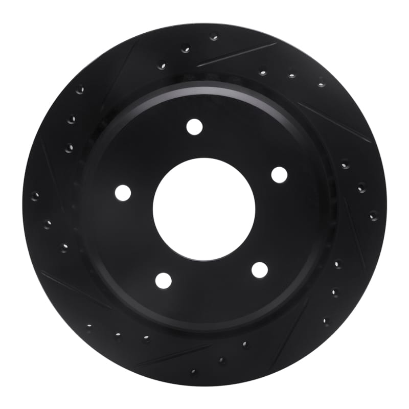 R1 Concepts — R1 94-96 Chevrolet COMMERCIAL CHASSIS Rear Left Drilled & Slotted Black Brake Rotor
R1 Brake Rotor Drill