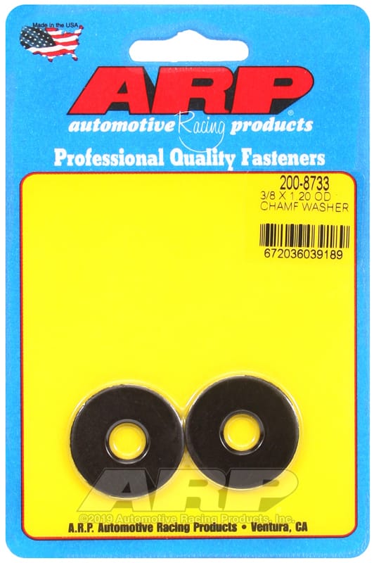 ARP — ARP 3/8 ID 1.20 OD chamfer black washers