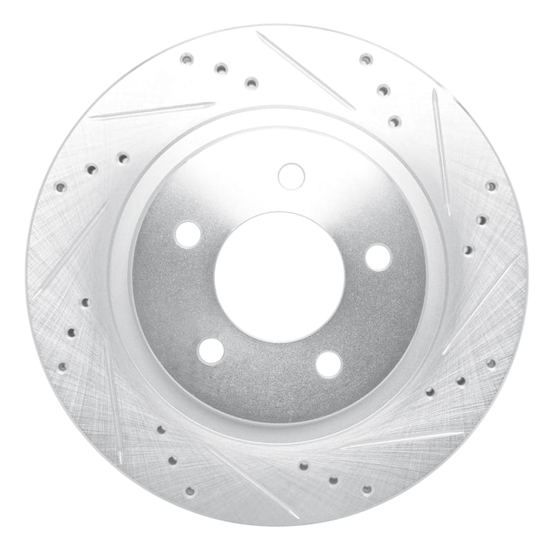 R1 Concepts — R1 98-04 Chrysler 300M Front Right Drilled & Slotted Silver Brake Rotor
R1 Brake Rotor Drill