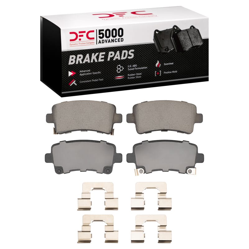 DFC — DFC 11-11 Saab 9-5 Rear 5000 Advanced Low Metallic Brake Pads and Hardware Kit
DFC Brake Pad Set