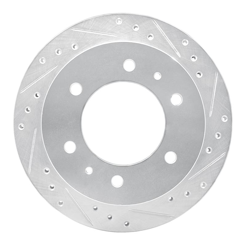 R1 Concepts — R1 88-95 Nissan Pathfinder Rear Right Drilled & Slotted Silver Brake Rotor
R1 Brake Rotor Drill