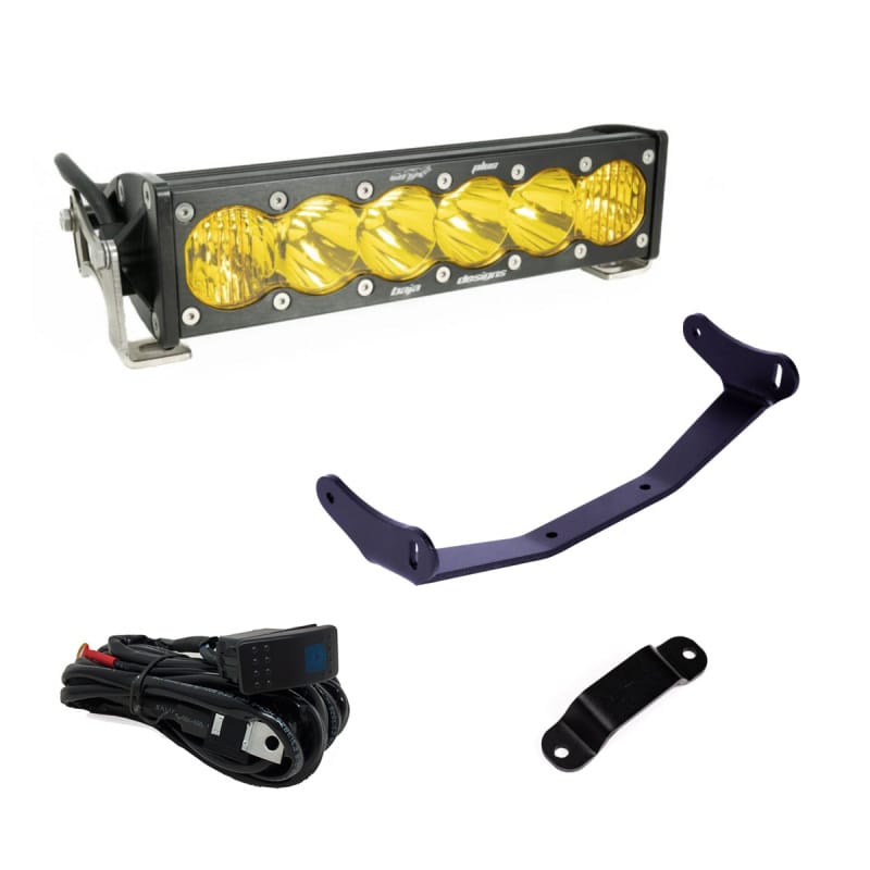 Baja Designs — Baja Designs Can-Am Maverick R Amber 10in OnX6+ Shock Tower Kit