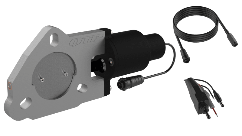 QTP — QTP 2.25in Bolt-On QTEC Electric Cutout Valve - Single