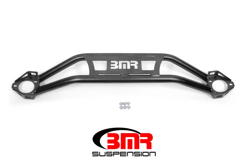 BMR Suspension — BMR 08-18 Dodge Challenger Front Strut Tower Brace - Black Hammertone (Twin Tube Design)