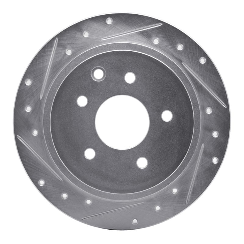 R1 Concepts — R1 02-25 Nissan Juke Rear Left Drilled & Slotted Silver Brake Rotor
R1 Brake Rotor Drill