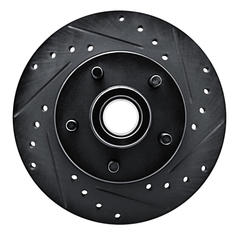 R1 Concepts — R1 79-83 American Motors PaceR Front Right Drilled & Slotted Black Brake Rotor
R1 Brake Rotor Drill