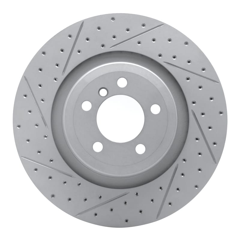 R1 Concepts — R1 07-08 BMW Alpina B7 Rear Left Drilled & Slotted Geo-Carbon Rotor