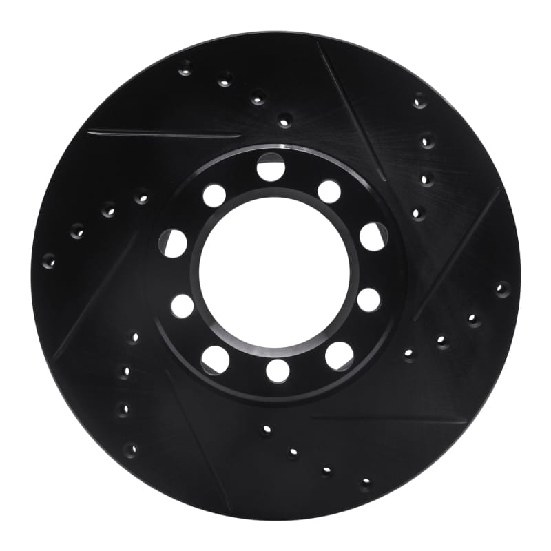 R1 Concepts — R1 79-85 Mercedes-Benz 380SEL Front Right Drilled & Slotted Black Brake Rotor
R1 Brake Rotor Drill