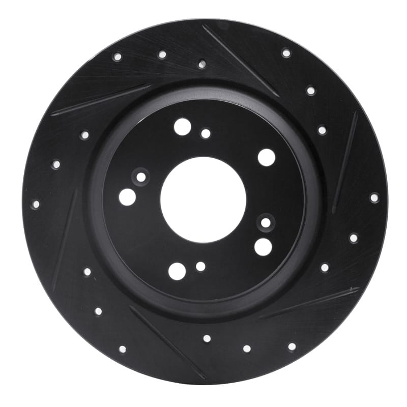 R1 Concepts — R1 00-09 Honda S2000 Rear Right Drilled & Slotted Black Brake Rotor
R1 Brake Rotor Drill