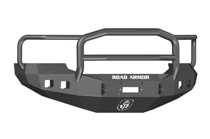 Road Armor — Road Armor 05-07 Ford F-250 Stealth Front Winch Bumper w/Lonestar Guard - Tex Blk