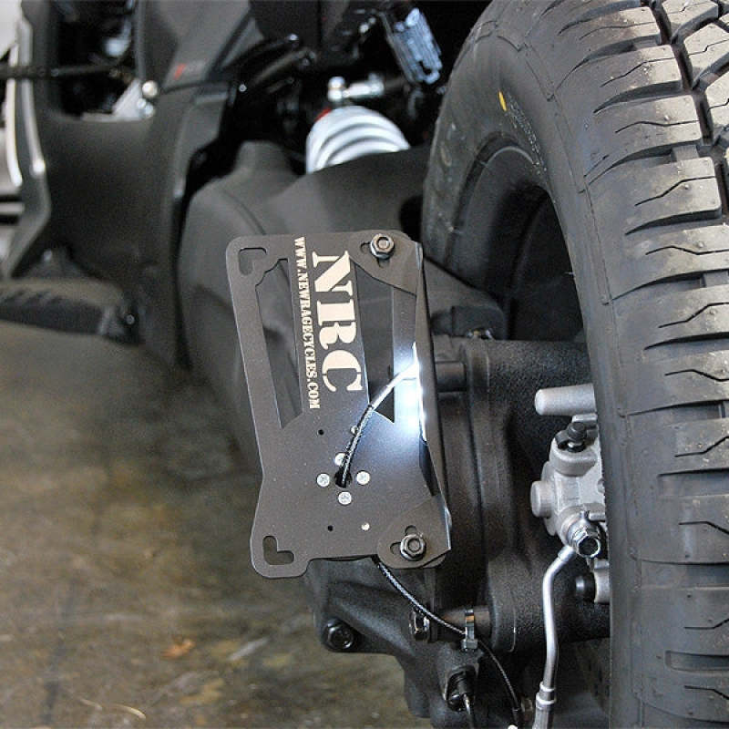 New Rage Cycles — New Rage Cycles 19+ Can-Am Ryker Side Mount License Plate (2 Position)