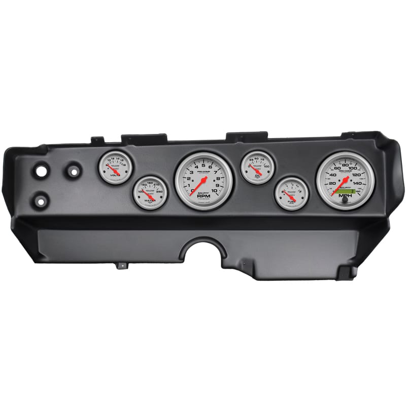 AutoMeter — Autometer Ultra-Lite 70-74 E-Body/Cuda/Challenger Dash Kit 6pc Tach / MPH / Fuel / Oil / WTMP / Volt
GA KT EBODY 70-74 UL