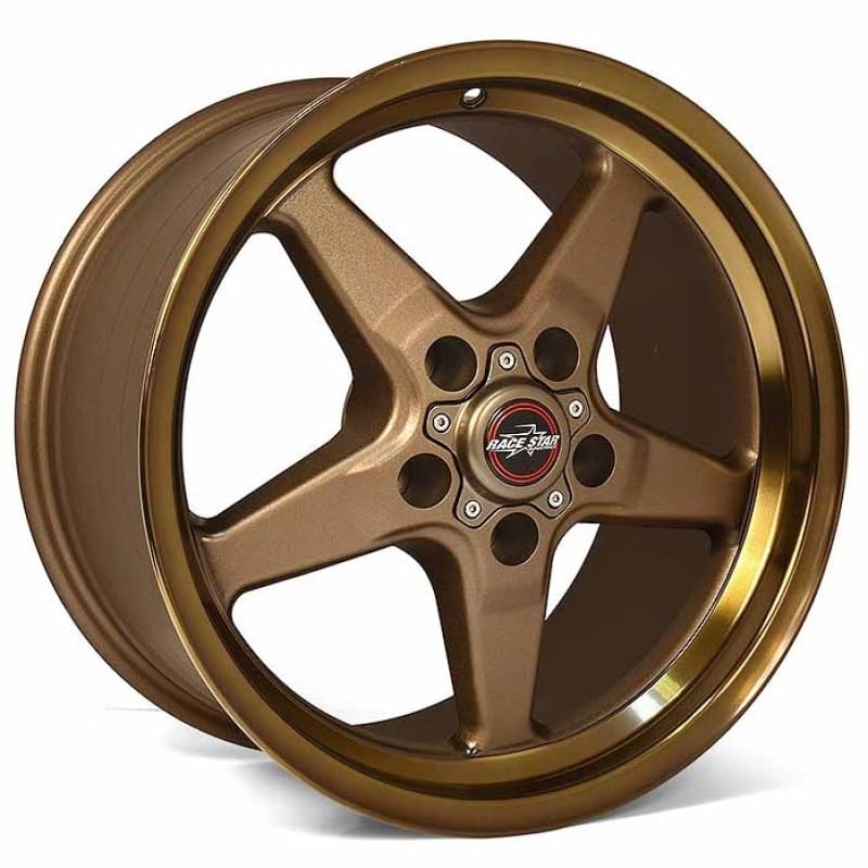 Race Star — Race Star 92 Drag Star 17x4.50 5x4.50bc 1.75bs Bronze Wheel