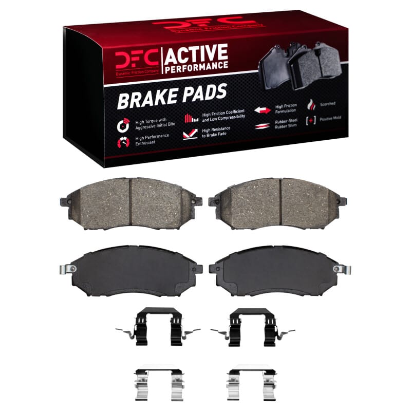 DFC — DFC 02-20 Infiniti M37 Front Active Performance Pads and Hardware Kit
DFC Brake Pad Set