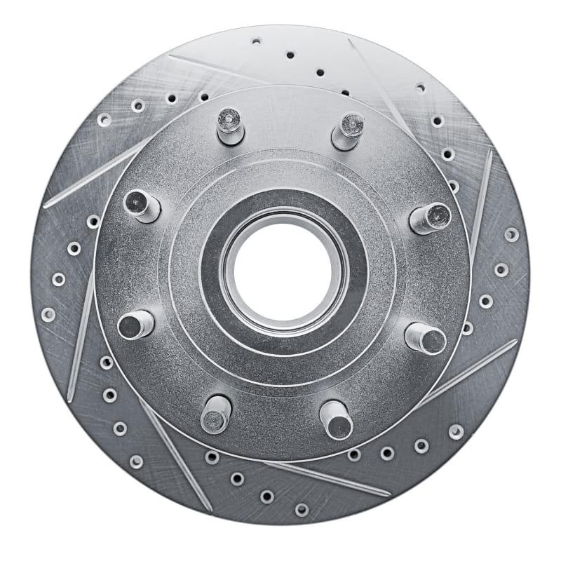 R1 Concepts — R1 94-94 Ford E-250 Econoline Front Right Drilled & Slotted Silver Brake Rotor
R1 Brake Rotor Drill