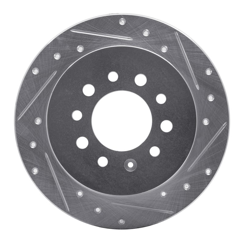 R1 Concepts — R1 07-08 Hyundai TIBURON Rear Right Drilled & Slotted Silver Brake Rotor
R1 Brake Rotor Drill