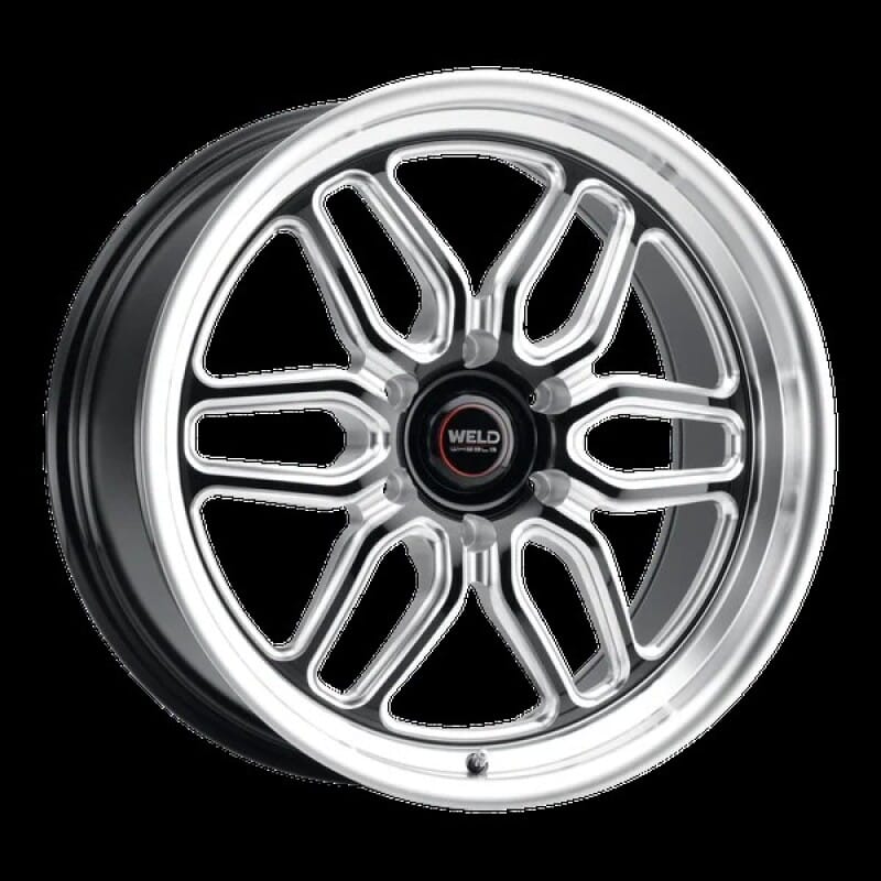 Weld — Weld Racing 17x10 Laguna 6 Drag 6x135 ET42 BS7.25 Gloss BLK MIL DIA 87.1