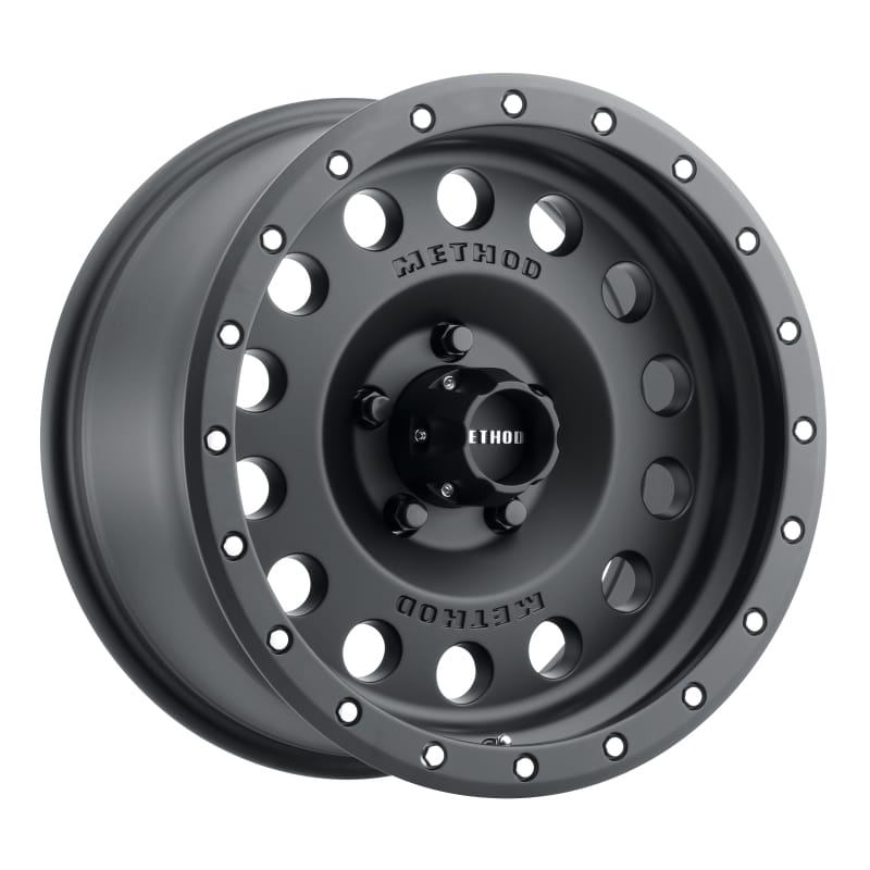 Method Wheels — Method MR307 Hole 17x8.5 0mm Offset 5x5 94mm CB Matte Black Wheel