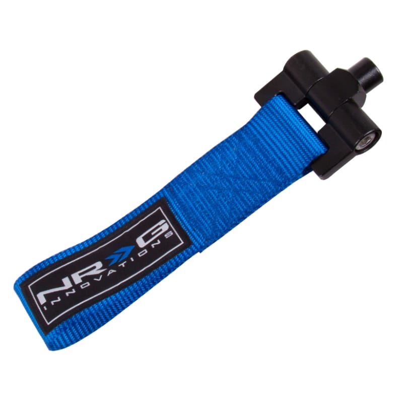 NRG — NRG Bolt-In Tow Strap Blue - Nissan 350Z 02-03 / Infiniti G35 02-03 (5000lb. Limit)