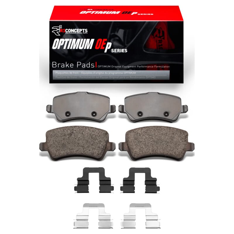 R1 Concepts — R1 12-15 Land Rover Range Rover Evoque Rear Optimum OE Pads & Hardware Kit
R1 Optimum Oe Pads a