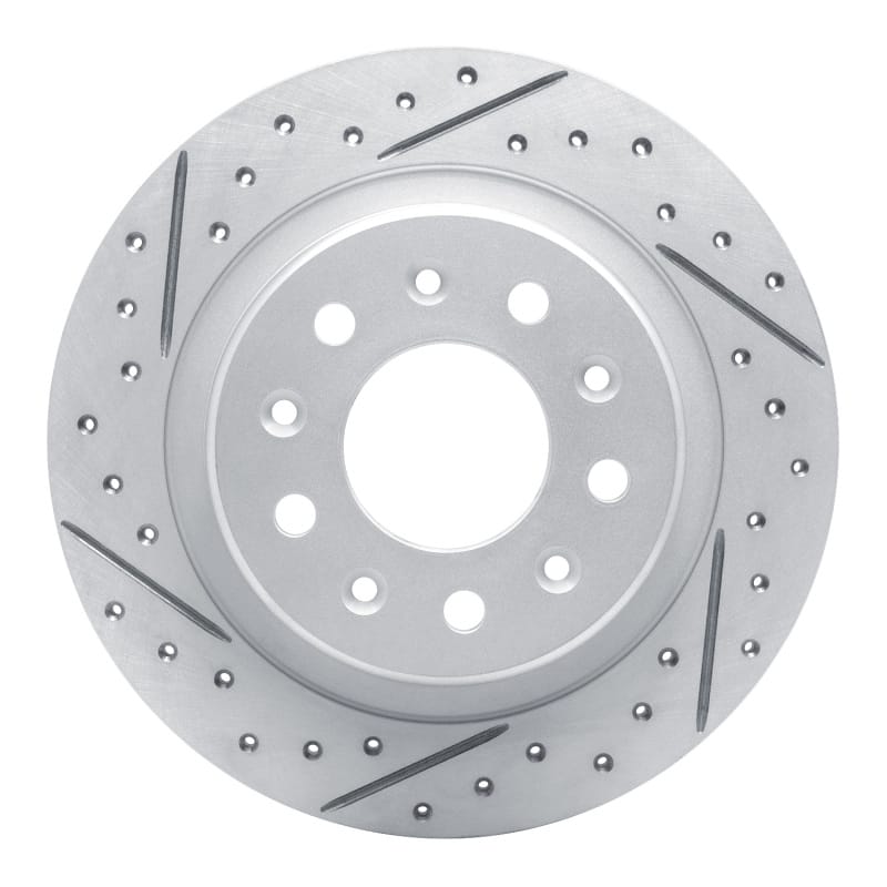 R1 Concepts — R1 16-25 Buick Envista Rear Left Drilled & Slotted Geo-Carbon Rotor