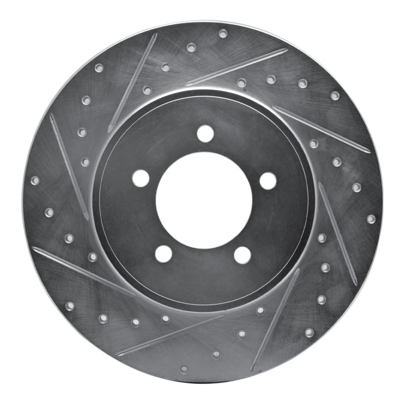 R1 Concepts — R1 03-05 Lincoln AVIATOR Rear Left Drilled & Slotted Silver Brake Rotor
R1 Brake Rotor Drill