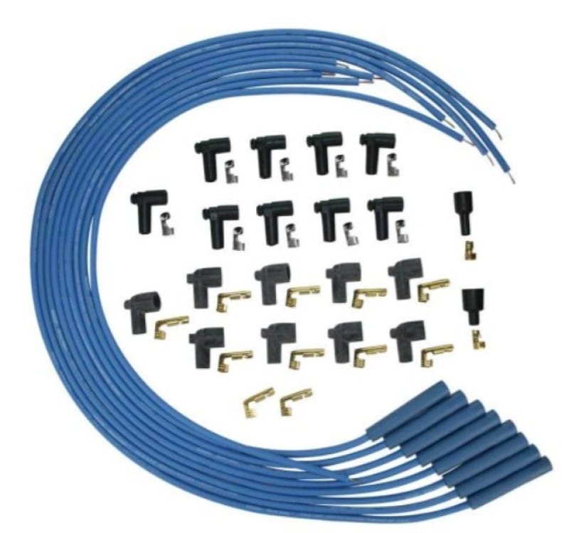Moroso — Moroso Universal Ignition Wire Set - Blue Max - Solid Core - Straight - 36in