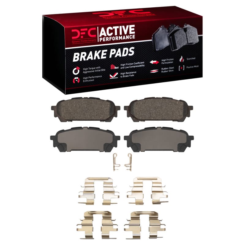 DFC — DFC 03-08 Saab 9-2X Rear Active Performance Pads and Hardware Kit
DFC Brake Pad Set