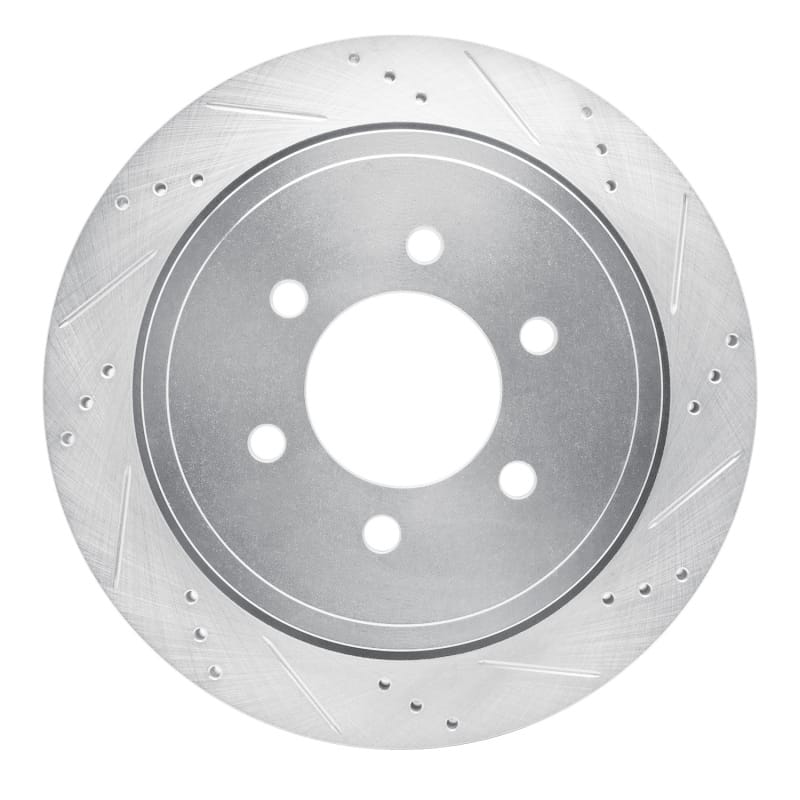 R1 Concepts — R1 02-06 Ford Expedition Rear Right Drilled & Slotted Silver Brake Rotor
R1 Brake Rotor Drill