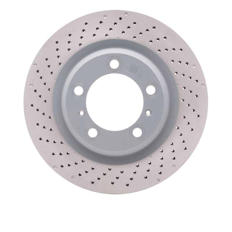 DFC — DFC 12-16 Porsche 911 Left Rear Drilled Hi-Carbon Alloy Geomet Coated Rotor
DFC Brake Rotor