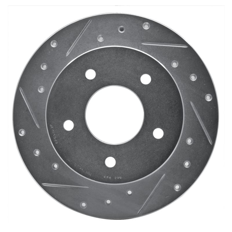 R1 Concepts — R1 84-88 Pontiac 6000 Rear Left Drilled & Slotted Silver Brake Rotor
R1 Brake Rotor Drill