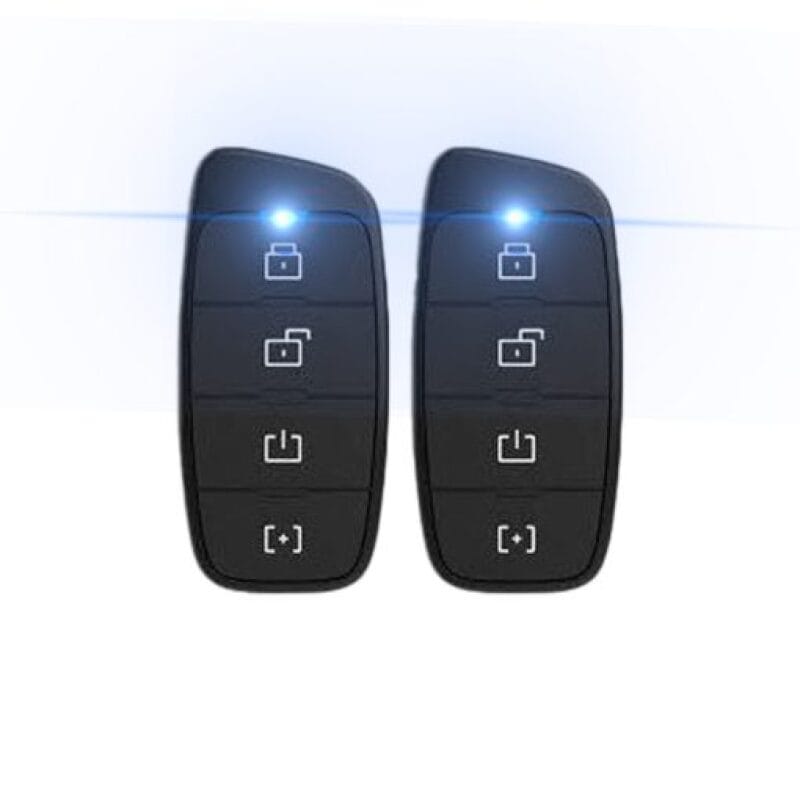 Kleinn Air Horns — Kleinn (2) 4-Button 1-Way Remotes Antenna Upgrade 2500 ft Range
Plug-In Remotes